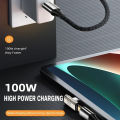 100W USB 4.0 Adapter USB To Type C Adapter 40Gbps U​SB 90 Degree Elbow Converter Data Transmission Adapter Female To Male/Female. 