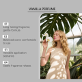 Roxelis soft vanilla light fragrance, long-lasting fragrance naturally lingers, emitting a gentle and skin friendly aroma.