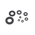 500PCS 8 Sizes M2-M10 Black Nylon Flat Washers Assortment kit M2 M2.5 M3 M4 M5 M6 M8 M10 Plane Spacer Insulation Gasket Ring.