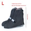 Reusable Waterproof Hiking Hunting Snow Rain Shoes Cover Motorcycle Cycling Bike Rainproof Rain Boot Protective Shoes Foot Cover. 