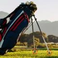 Golf Stand Bag Rubber Feet 2pcs Rubber Golf Bag Feet Attachment Durable Black Feet Replacement Necessary For Golf Bag Stand. 
