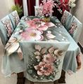 3D Print Premium Dining Table Cloth & Chair Cover Set 7 in 1. 