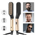 Electric Hot Comb Straightener Multifunctional Quick Heated Men Beard Care Brush Beard Anti-Scald Straightener Comb Hair Tools. 