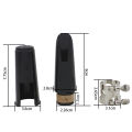 Bb Clarinet Bakelite Mouthpiece Professional Traditional Clarinet Accessories with Reed Mouthpiece Patches Pads. 