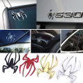 3D Car Stickers Metal 3D Spider Car Logo Gold/Silver Car Styling Accessories Metal Sticker Chrome Spider Badge Emblem Decorate. 