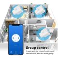 WiFi/Zigbee 3.0 Smart Socket EU Plug Tuya App Remote Control Energy Monitor Outlet Electrical Socket Work With Alexa  Home. 