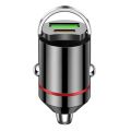 Hidden Car Charger PD30W Mini Pull Ring USB+PD Port Smart Car Charger. 