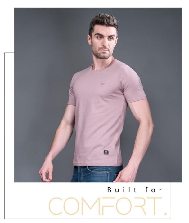 Unique Plain Half Sleeve T-shirt Men's
