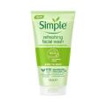 International Uk product Simple Refreshing Facial wash 150 ML.