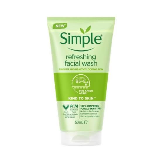 International Uk product Simple Refreshing Facial wash 150 ML