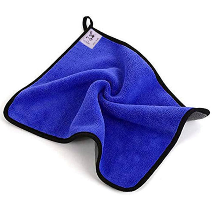High Quality Micro Fiber Double Layer Towel for Bike/ Car Cleaning - 30*30cm