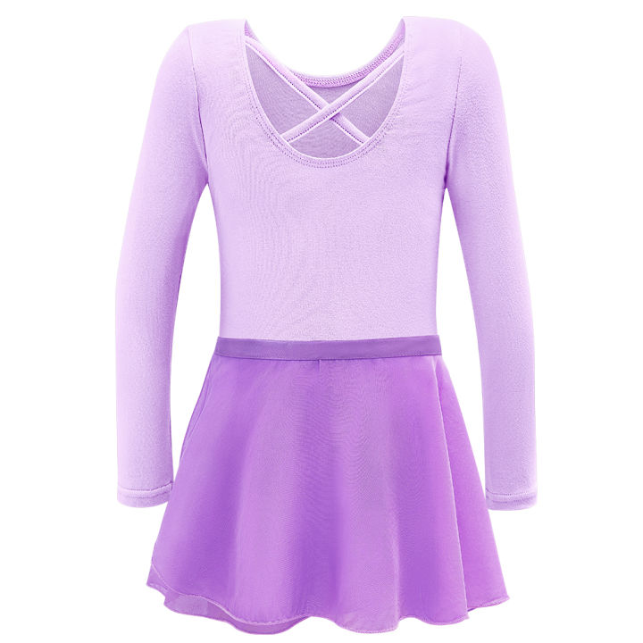 Ballet%20Leotards%20for%20Toddler%20Girls%20with%20Skirt%20Classic%20Long%20Sleeve%20Dance%20Gymnastic%20Ballerina%20Outfit%20Dress%20Stage%20Dance%20Wear%20-%20Image%204