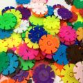 60/100/200pcs Early Education Insert Bag Snowflake Buliding Block Set Baby Puzzle Plastic Assembling Buliding Blocks Toys DDJ.
