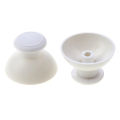 YuXi 2pcs 3D Analog Joystick Cover Thumbstick Grip Cap Button Replacement For WII Gamepad. 