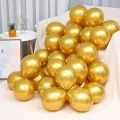 Chrome balloons ( green,golden,white) 30\50 pcs packets jungle Theme combination metallic chamak Party shiny Balloons 10 inch size Helium Balloons for Birthday Party Decoration and Arch Decoration, Birthday, other events Party (rope gift). 