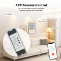 10A Wifi Smart Switch Smart Home Light Switches Module 2 Way Control Work with Tuya Smart Life Alexa Google Home Switch. 