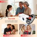 6 Head Massage Gun for Deep Tissue - 9Levels & 9Modes Electric Massagers.This Powerful Massage Tools Provide Effective Pain Relief to the Back,Legs,Waist.It's an Ideal Gift for Family and Friends.. 