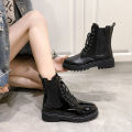 2024 Spring New Women's Shoes Comfortable Fashion Boots Women's Short Boots Mid-Heel Thick Heel Round Toe Chelsea Boots. 