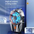 X52 300mAh Wireless Phone Cooler for Gaming Rechargeable Cooling Fan Portable Air Cooler Radiator Back Clip for Phone.