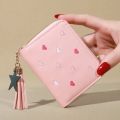 1PC Wallet Women Ladies Mini Tassel Wallets Cute Short Zipper Lovely Pu Leather Coin Purse Female Hand Wallet. 