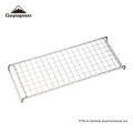 CAMPINGMOON MTG-G Camping Equipment Barbecue G-net Small and Lightweight Grill with 304 Stainless Steel Barbecue Net.