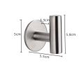 Black Robe Hook Wall Hook Towel Hook for Bathroom Stainless Steel Coat Hook Rustproof Hook Hanger for Kitchen Hardware. 
