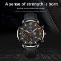 2PCS Set Fashion Mens Sports Watches Man Business Leather Bracelet Quartz Watch Luxury Men Casual Luminous Clock Reloj Hombre. 