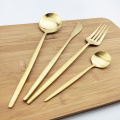 6Pcs Matte Stainless Steel Teaspoon For Dessert Ice Cream Stirring Coffee Small Spoons Kitchen Accessories Mini Gold Spoon Set. 