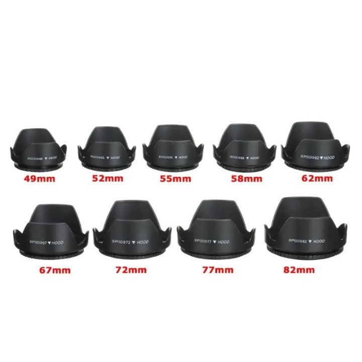 VIKEFON%20Camera%20Lens%20Hood%20-%2049%2052%2058%2055%2062%2067%2072%2077%2082%20MM%20for%20%20%20%20DSLR%20SLR%20Camera%20Lente%20Protector%20Shade%20-%20Image%206