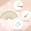 100Pcs Eye Pins for DIY Jewelry Making, Eye Pins Jewelry Making Pin Metal End eyepins for Craft Earring Bracelet Necklace Pendant Supplies. 