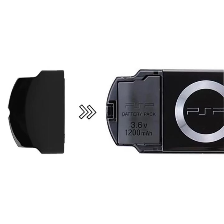 DATA%20FROG%20Battery%20Back%20Door%20Cover%20Case%20Replacement%20for%20PSP%202000%203000%20Fat%20Black%20New%20Repair%20Parts%20-%20Image%203