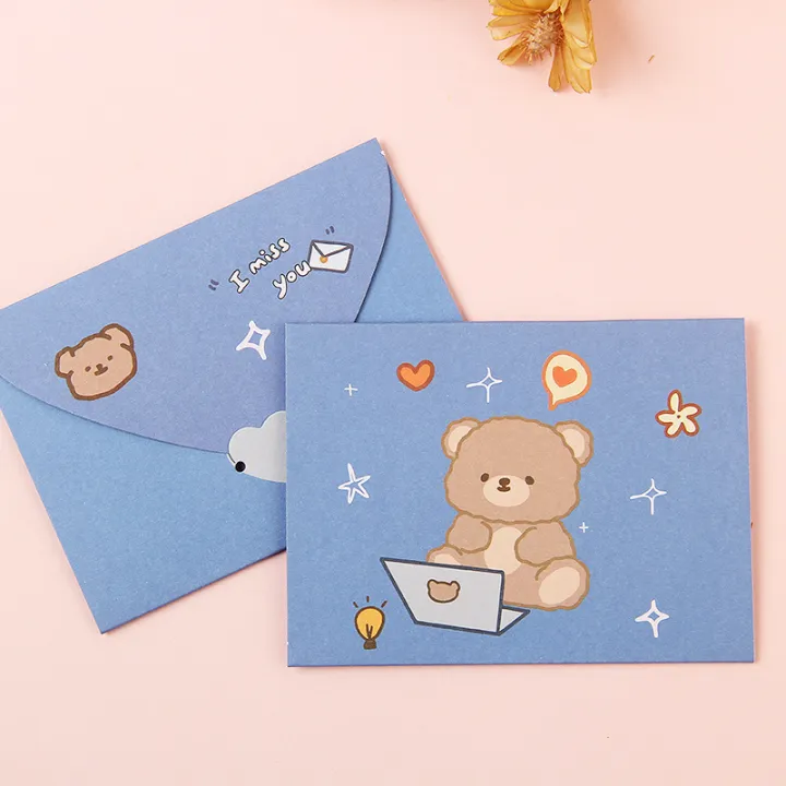 10pcs%20Bear%20Rabbit%20Blessing%20Thank%20Envelope%20Ins%20Cartoon%20Decoration%20Letter%20Paper%20Beautiful%20Cartoon%20Greeting%20Card%20New%20Year%20Gifts%20-%20Image%206