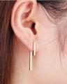 SMJEL 2026 New Fashion Simple T Bar Drop Earring for Women Geometric Ear Jacket Earrings Wedding  S140. 
