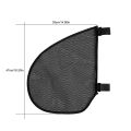 Baby Stroller Side Mesh Bag Large Capacity Toddler Toy Diaper Feeding Bottle Storage Bag Baby Stroller Hanging Black Mesh Bags. 
