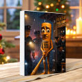 2025 New In Stock 24pcs Italian Brainrot Tung Sahur Advent Calendar Christmas Countdown Calendar Decoration Toy Christmas Gift. 