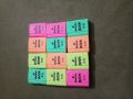 eraser book pack of 12,book desighn eraser, stationery eraser. 