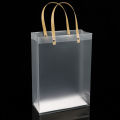10PCS Frosted Tote Bag PVC Waterproof Transparent Eco-friendly Companion Candy Bag.
