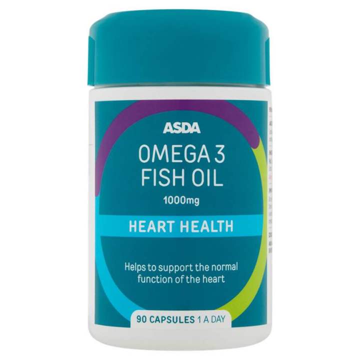ASDA Omega 3 Fish Oil 1000mg 90 Capsules
