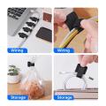 Reusable Cable Ties Fastening Wire Organizer Cord Rope Holder Self Adhesive Adjustable Cord Organizer Straps Desk Management. 