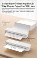 A4 Thermal Printer A80 and shipping label printer 4* 6 Portable Printer Rechargeable printer Bluetooth Wireless Support Windows/Android/Mac. 