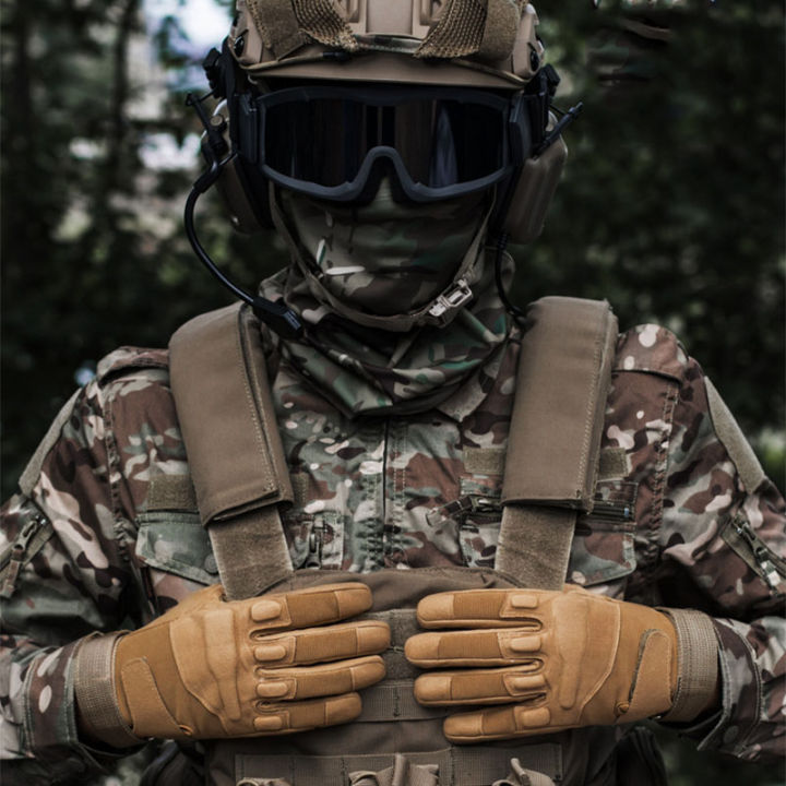 Spring%20Autumn%20Tactical%20Gloves%20Men's%20%20Shell%20Protection%20Thickened%20All%20Finger%20Touch%20Screen%20Outdoor%20Riding%20Cold%20Protection%20-%20Image%205