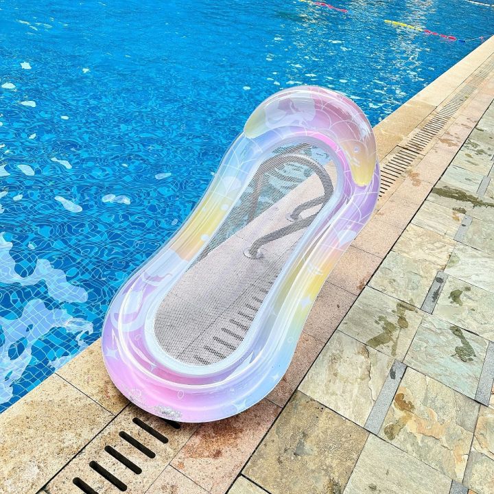 Rooxin%20Inflatable%20Water%20Hammock%20Floats%20Bed%20Swim%20Ring%20Tube%20Swimming%20Pool%20Mattresses%20Sleeping%20Bed%20Beach%20Lounger%20Chair%20-%20Image%205