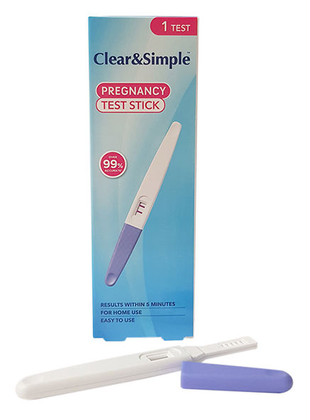 Clear and Simple Pregnancy Test Kit 2 Test Kits
