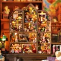 Doll House Mini Doll DIY Kit for Making Room Toys, Home Bedroom Decoration with Furniture, Wooden Crafts, 3D Puzzle, Girl's Birt. 