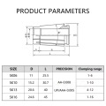 High-Precision Sk Collet SK06 SK10 SK13 SK16 SK GSK Collet Chuck CNC High-Speed Tool Holder Collet for BT NT HSK Bracket Tool. 