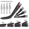 Height Increase Insoles for Men Women Heel Shoe Lift Insert Air Cushion Heightening Insoles Adjustable Shock Absorbing Foot Pad. 
