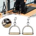 2Pcs Cable Machine Handles Full Body Workout Exercise Handles Pilates Reformer Handle for Pulley System Weight Lifting Pilates. 