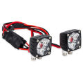 Super Bright Square LED Lights Headlight Spotlight for 1/10 1/8 RC Crawler Car Axial SCX10 Traxxas TRX4 TRX6 90046 Redcat Gen8.