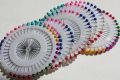 Hijab Pins Wheels 40 pieces Per Pack Pack of  12 colorful Pearl Head Pins Shawl Hijab Pins Scarf Pins Naqab pins. 