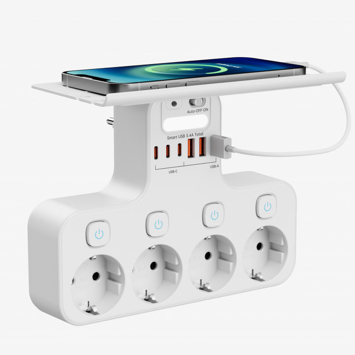 T%20Shape%20EU%20Plug%20Wall%20Power%20Strip%20Independent%20Switches%20Wall%20Mounted%20Socket%20Detachable%20Storage%20Tray%20Light%20Sensor%20Night%20Light%203%20USB%20-%20Image%204